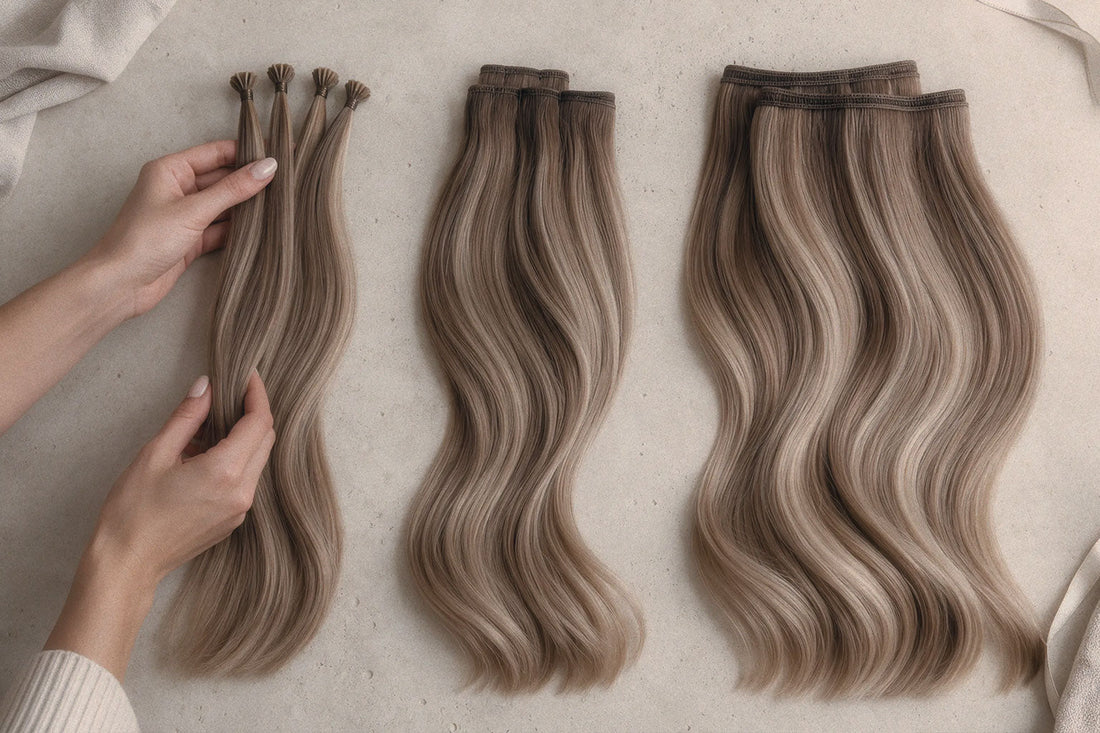 Hoeveel hair extensions heb je nodig voor volume of verlenging?