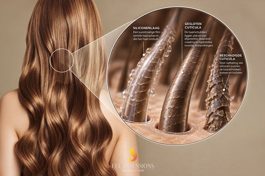 Siliconencoating op hair extensions: tijdelijke glans of echte kwaliteit?