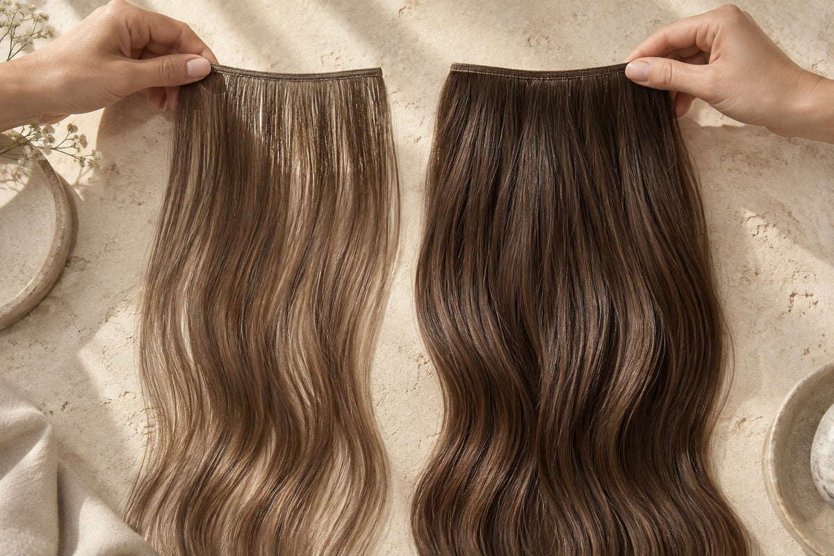 Normale en Double Genius Weft vergelijken
