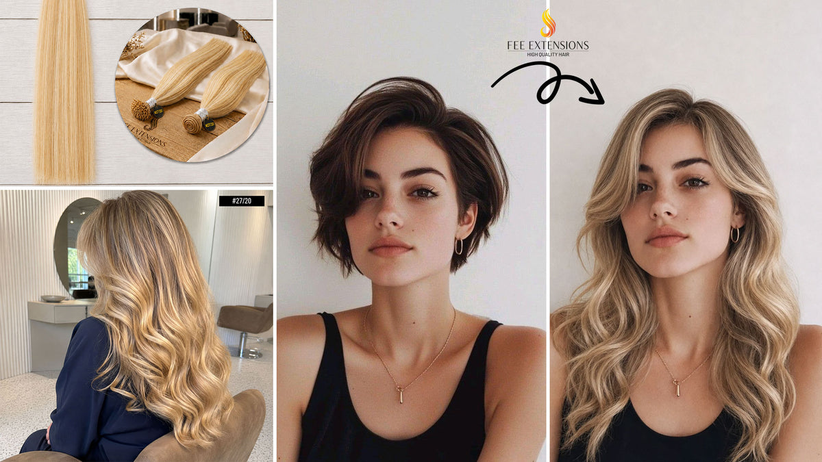 Virtuele Hair Make-over van Fee Extensions